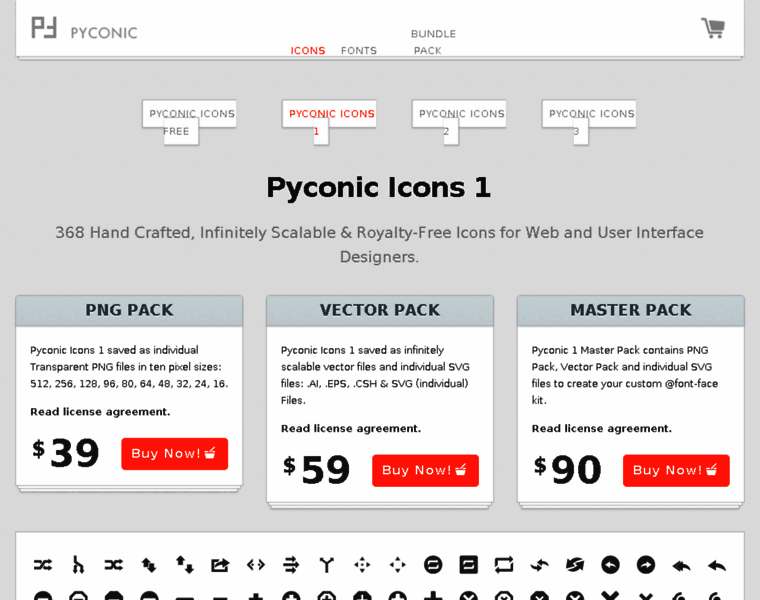Pyconic.com thumbnail