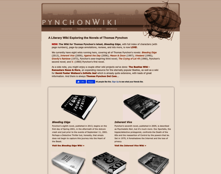 Pynchonwiki.com thumbnail