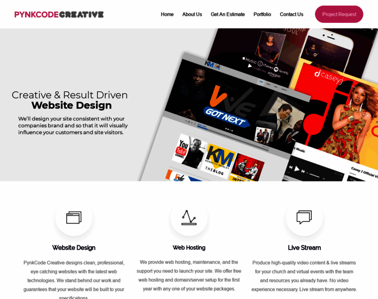 Pynkcodecreative.com thumbnail