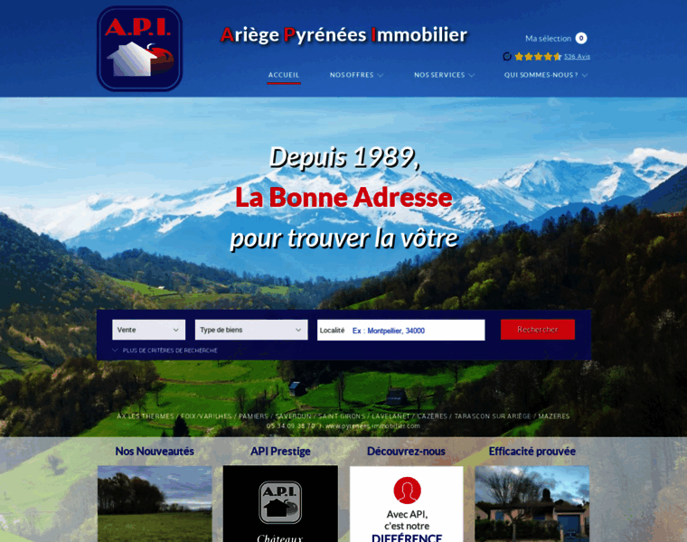 Pyrenees-immobilier.com thumbnail