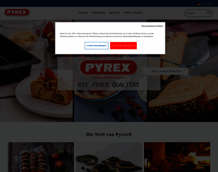 Pyrex.de thumbnail