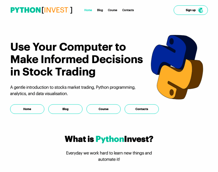 Pythoninvest.com thumbnail