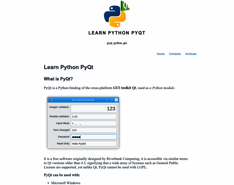 Pythonpyqt.com thumbnail Pythonpyqt.com thumbnail