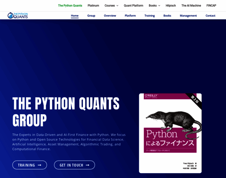 Pythonquants.com thumbnail