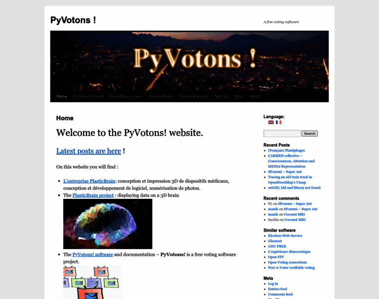 Pyvotons.org thumbnail