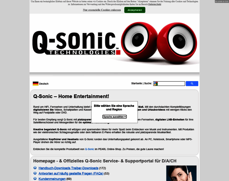 Q-sonic.com thumbnail