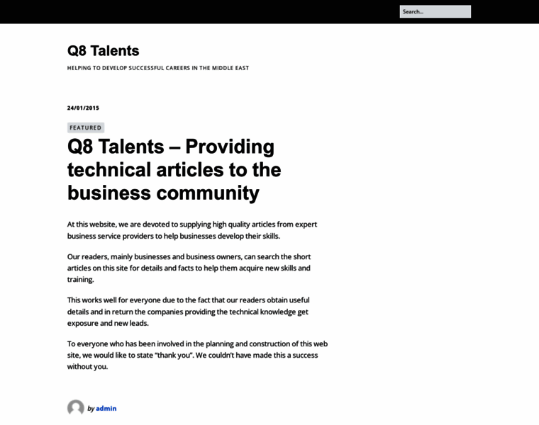 Q8talents.com thumbnail
