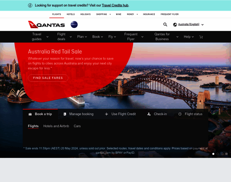 Qantas.com.au thumbnail