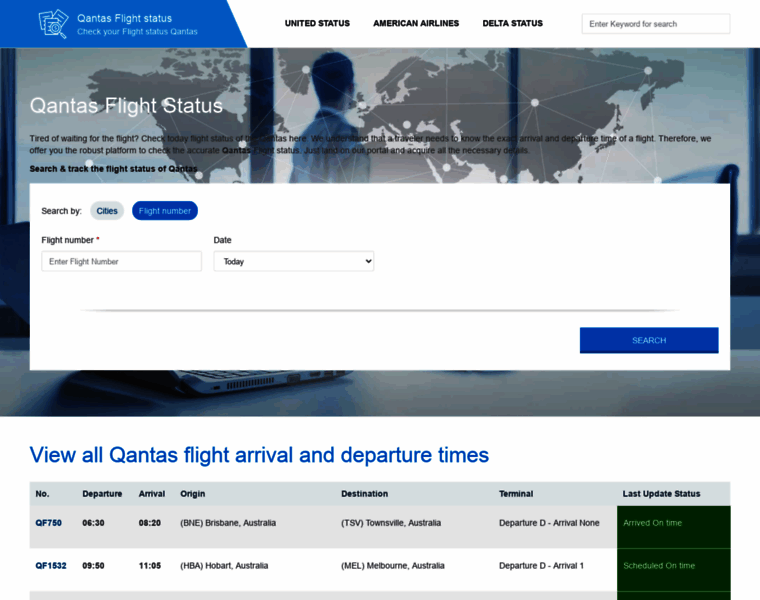 Qantas.flight-status.info thumbnail