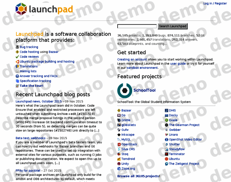 Qastaging.launchpad.net thumbnail