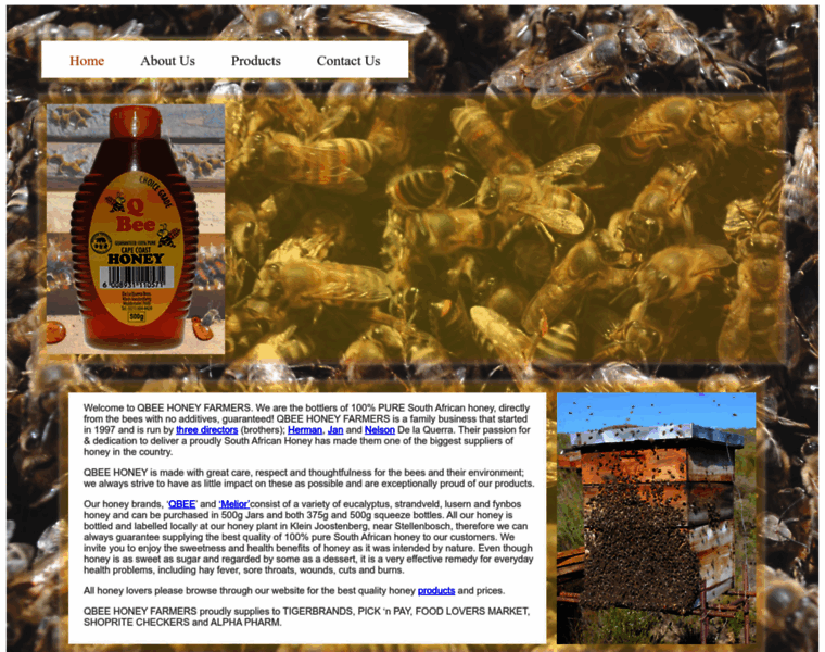 Qbeehoneyfarmers.co.za thumbnail