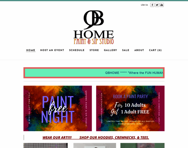 Qbhomepaintandsip.com thumbnail