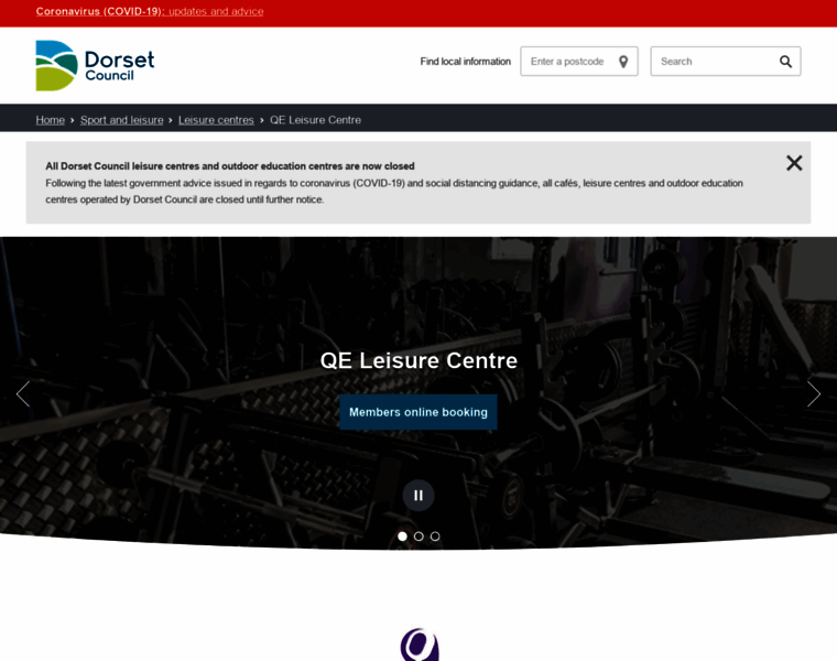 Qe-leisure-centre.co.uk thumbnail