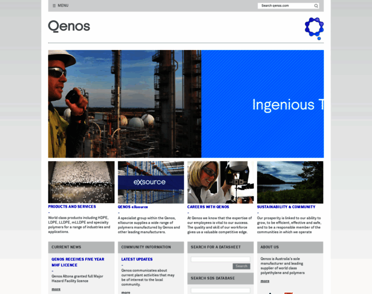 Qenos.com.au thumbnail