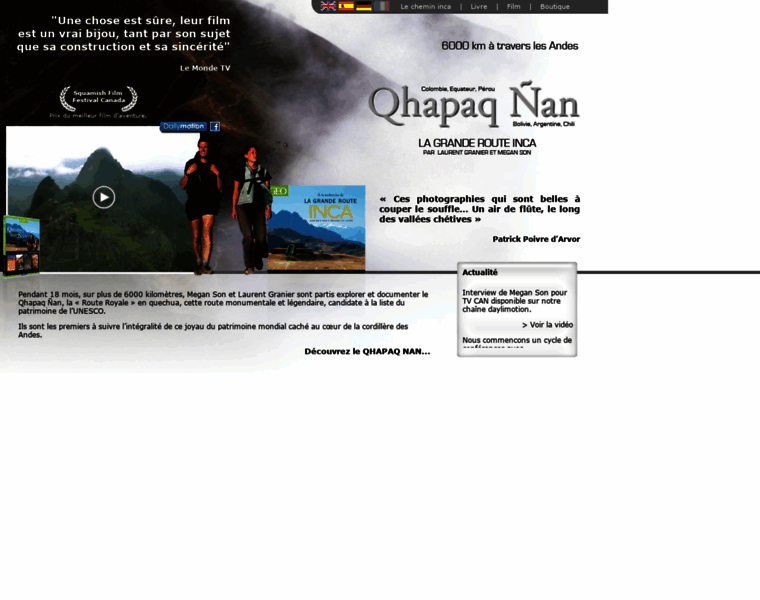 Qhapaq-nan.com thumbnail
