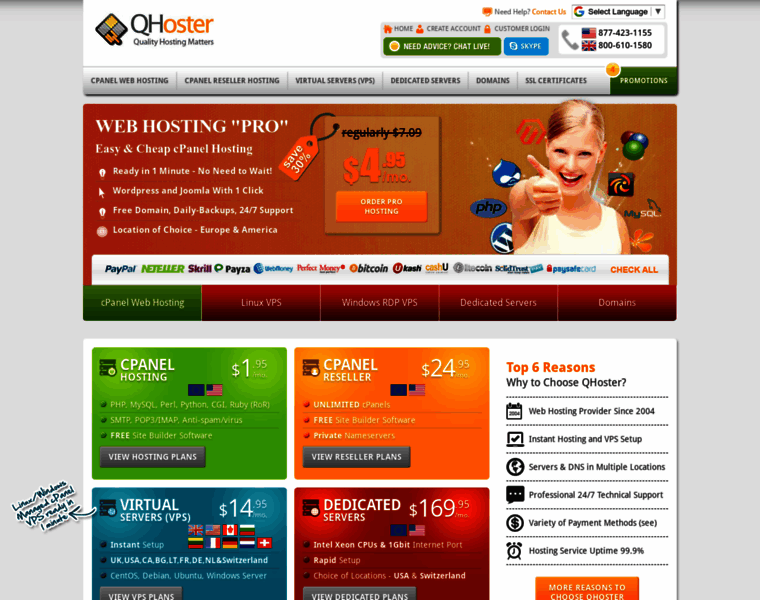 Qhoster.com thumbnail