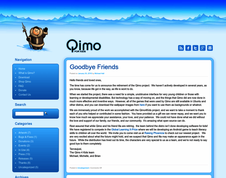 Qimo4kids.com thumbnail
