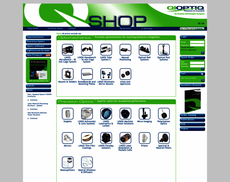 Qioptiq-shop.com thumbnail