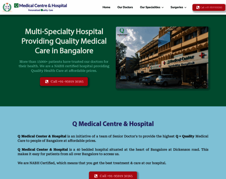 Qmedicalcenter.in thumbnail