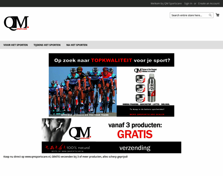 Qmsportscare.nl thumbnail