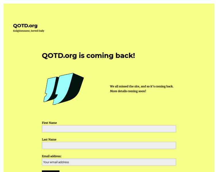 Qotd.org thumbnail