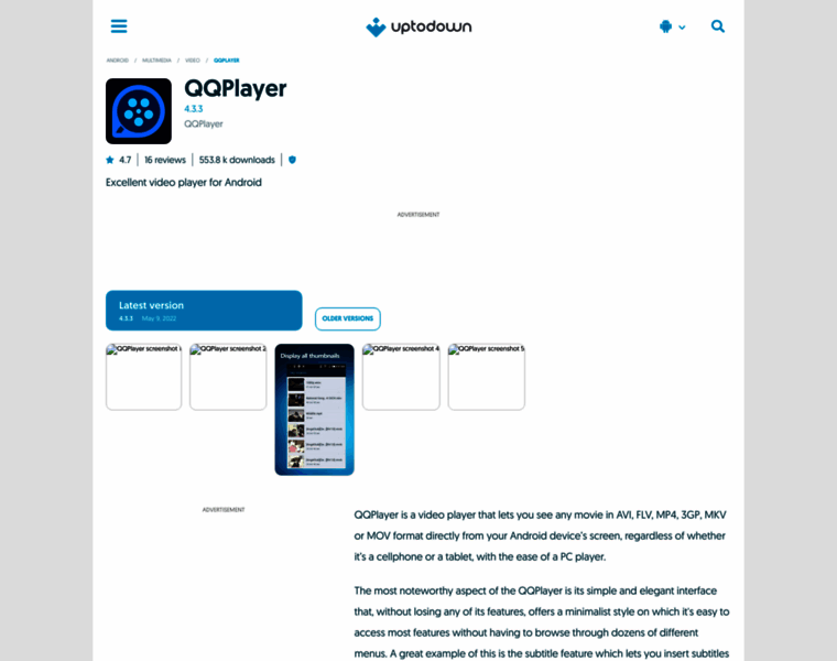 Qqplayer.en.uptodown.com thumbnail