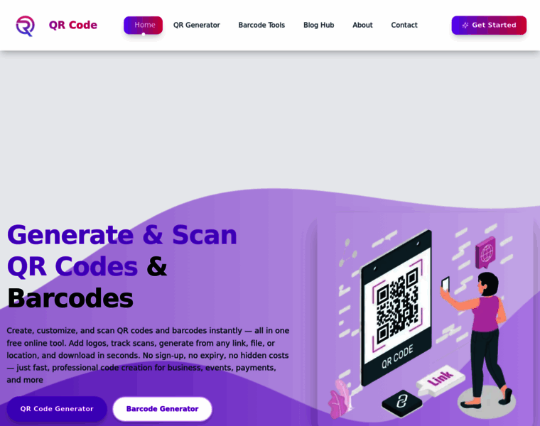 Qrcode-service.site thumbnail