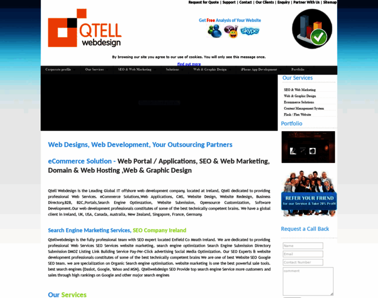 Qtellwebdesign.com thumbnail Qtellwebdesign.com thumbnail