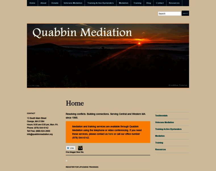 Quabbinmediation.org thumbnail
