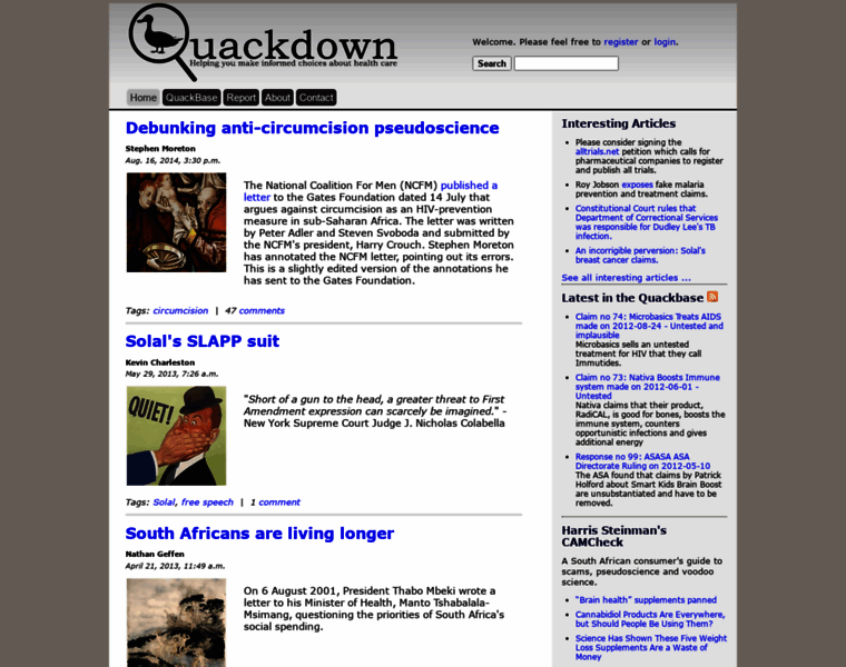 Quackdown.info thumbnail