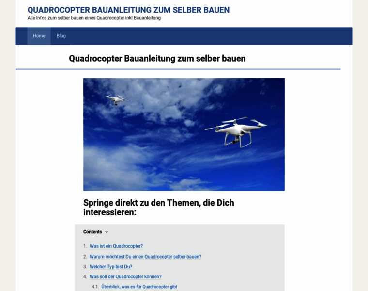 Quadrocopter-selber-bauen.org thumbnail