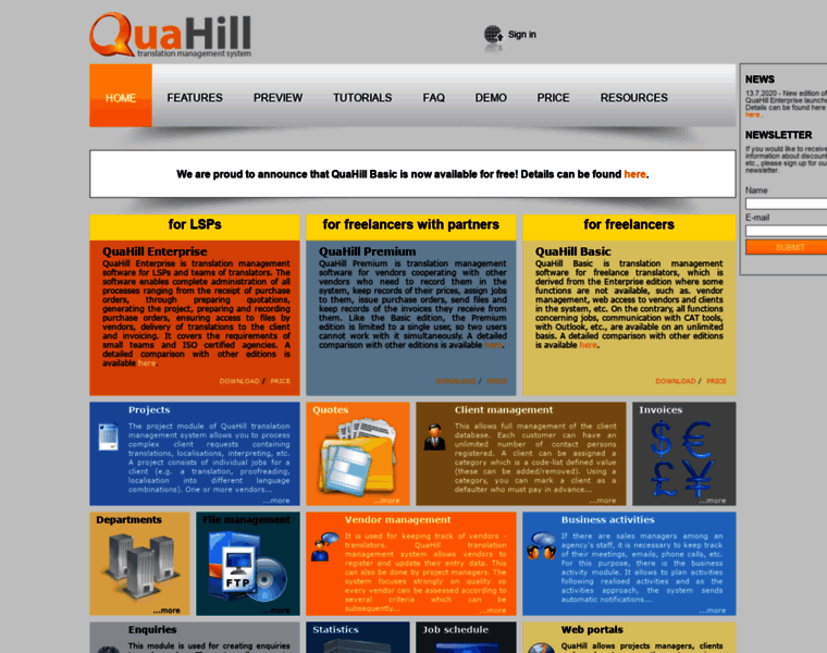 Quahill.com thumbnail