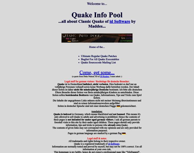 Quake-info-pool.net thumbnail