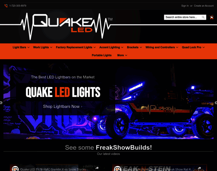 Quakeled.com thumbnail
