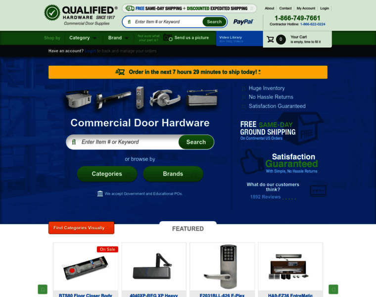 Qualifiedhardware.com thumbnail