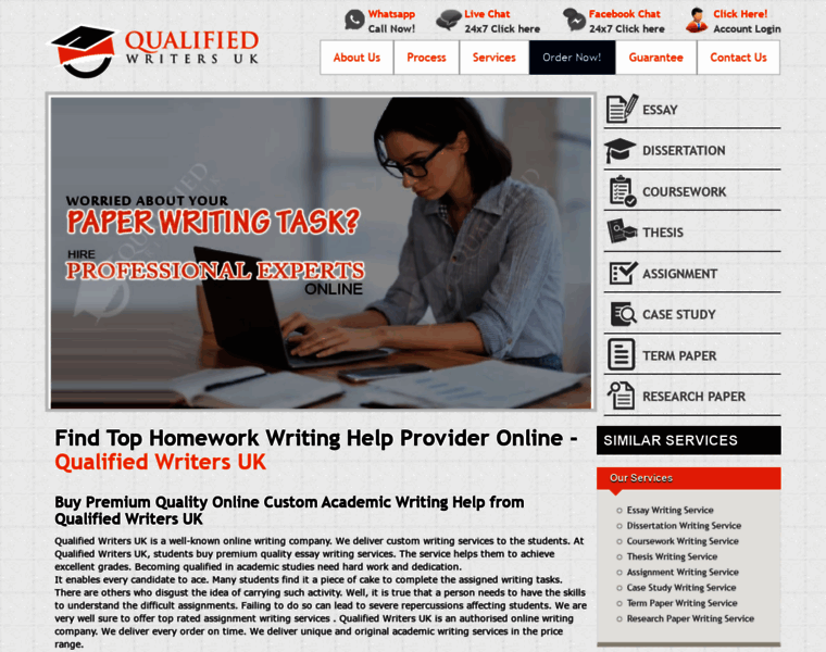 Qualifiedwriters.co.uk thumbnail