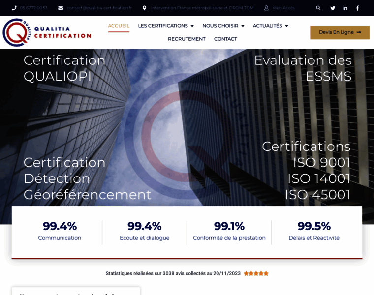 Qualitia-certification.fr thumbnail