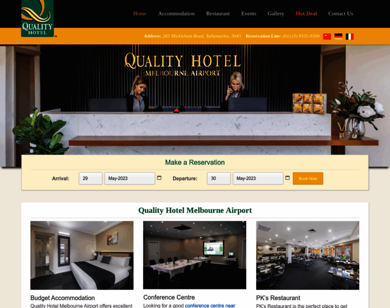 Qualityairporthotel.com.au thumbnail