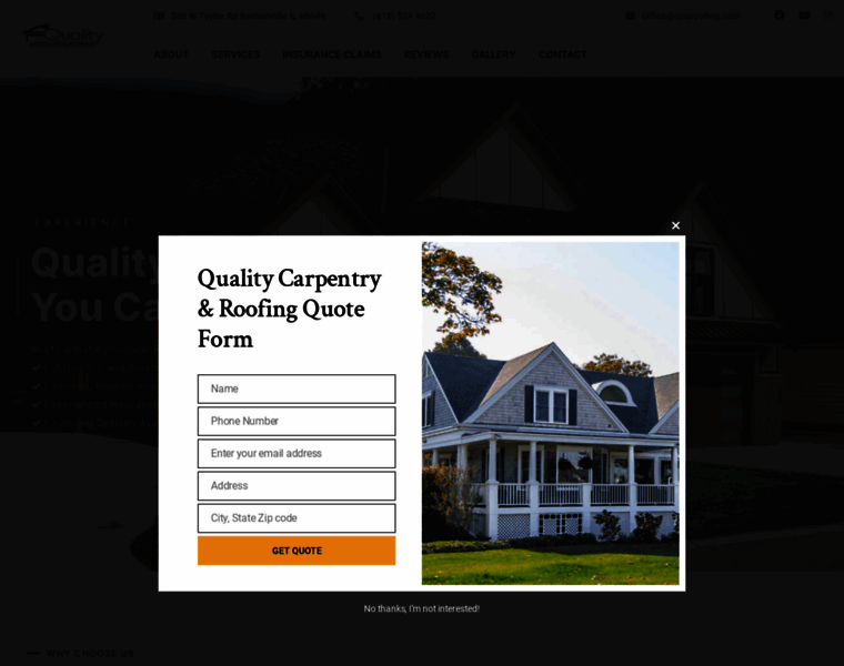 Qualitycarpentry-roofing.com thumbnail
