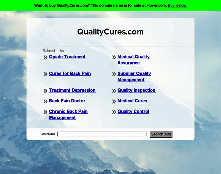 Qualitycures.com thumbnail