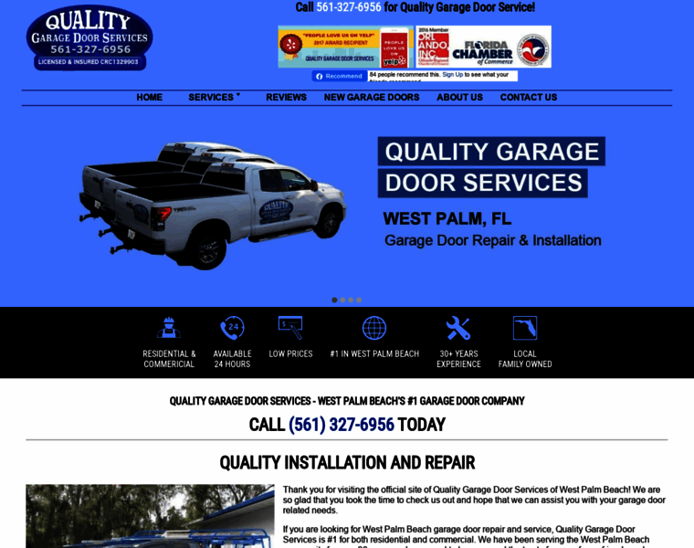 Qualitygaragedoorwestpalm.com thumbnail