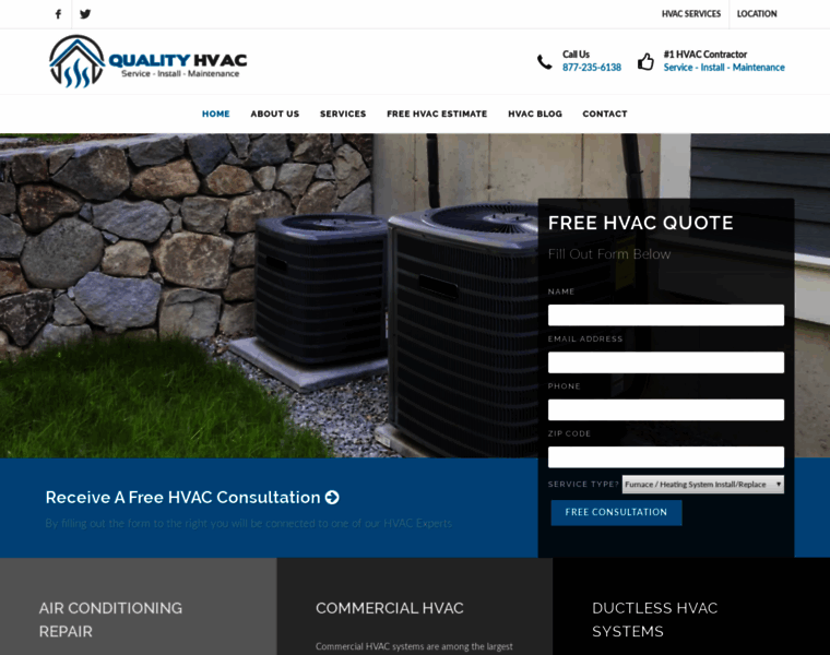 Qualityhvacservices.com thumbnail