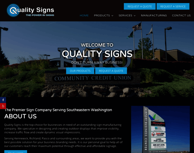 Qualitysigns.cc thumbnail