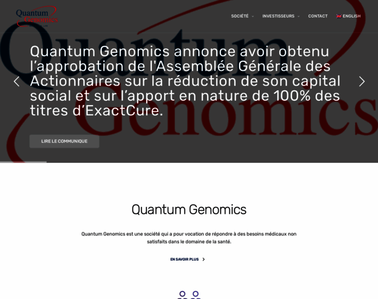 Quantum-genomics.com thumbnail