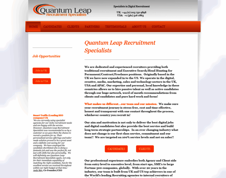 Quantumleap-recruitment.com thumbnail
