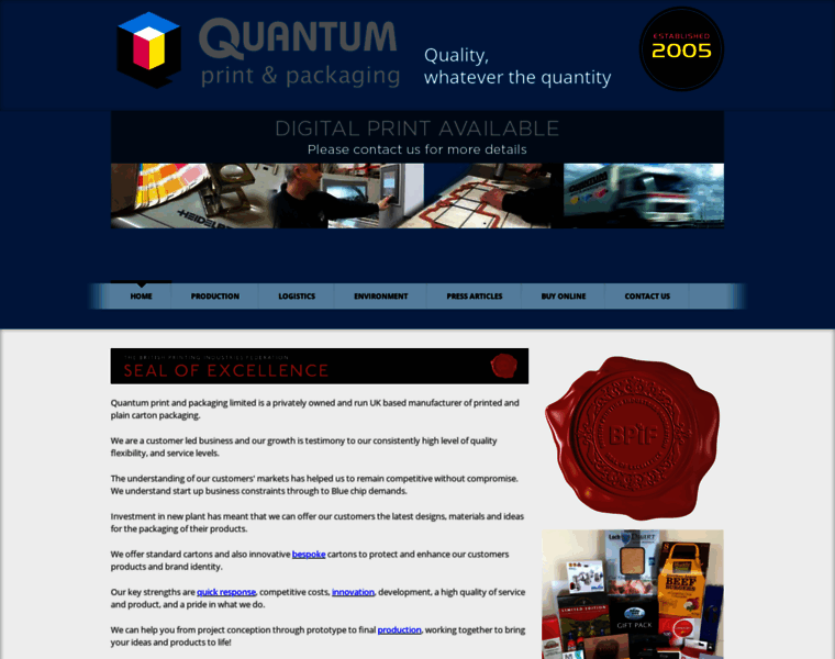 Quantumpackaging.co.uk thumbnail