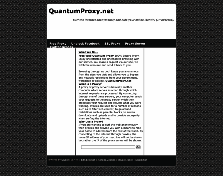 Quantumproxy.net thumbnail