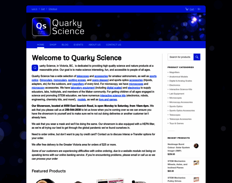 Quarkyscience.ca thumbnail