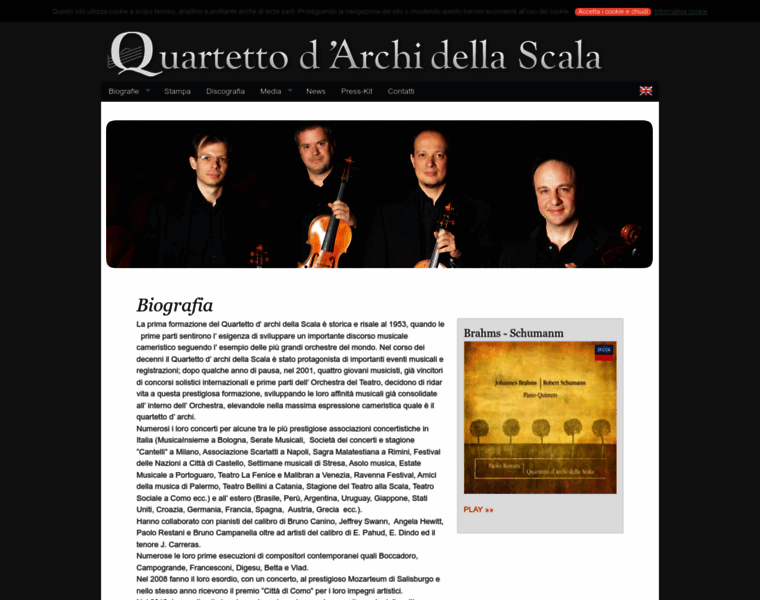 Quartettodellascala.com thumbnail