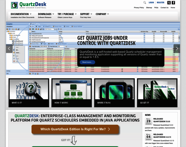 Quartzdesk.com thumbnail